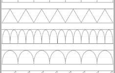 Worksheet On Tracing For Preschoolers Free Printable Pattern Tracing