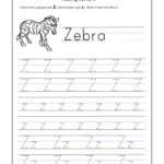 Z Letter Tracing TracingLettersWorksheets