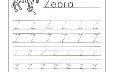Z Letter Tracing TracingLettersWorksheets