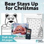 Bear Stays Up For Christmas Activities   Novel Effect With Regard To Bear Stays Up For Christmas Tracing Worksheets