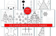 Christmas Activity Pages, Christmas Coloring, Christmas Printable within Dltk Christmas Tracing Worksheets