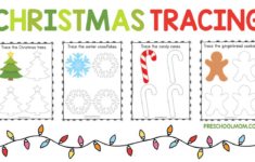 Christmas Preschool Printables - Preschool Mom pertaining to Tracing Christmas Preschool Worksheets