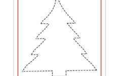 Christmas Tracing Worksheets - Raising Hooks pertaining to Christmas Tree Tracing Printables