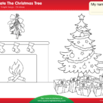 Decorate The Christmas Tree Worksheet   Color   Super Simple Regarding Christmas Tree Worksheet Printable
