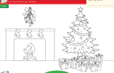 Decorate The Christmas Tree Worksheet - Color - Super Simple regarding Christmas Tree Worksheet Printable