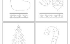 Free Printable Christmas Tracing Worksheets For Kids - The Craft regarding Christmas Tracing Worksheets Preschool Free Printable