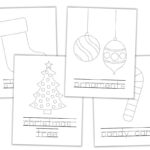 Free Printable Christmas Tracing Worksheets For Kids   The Craft Within Free Printable Christmas Themed Tracing Lines Worksheet