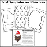 Holiday Bear Craft Activity   Crafty Bee Creations Throughout Bear Stays Up For Christmas Tracing Worksheets