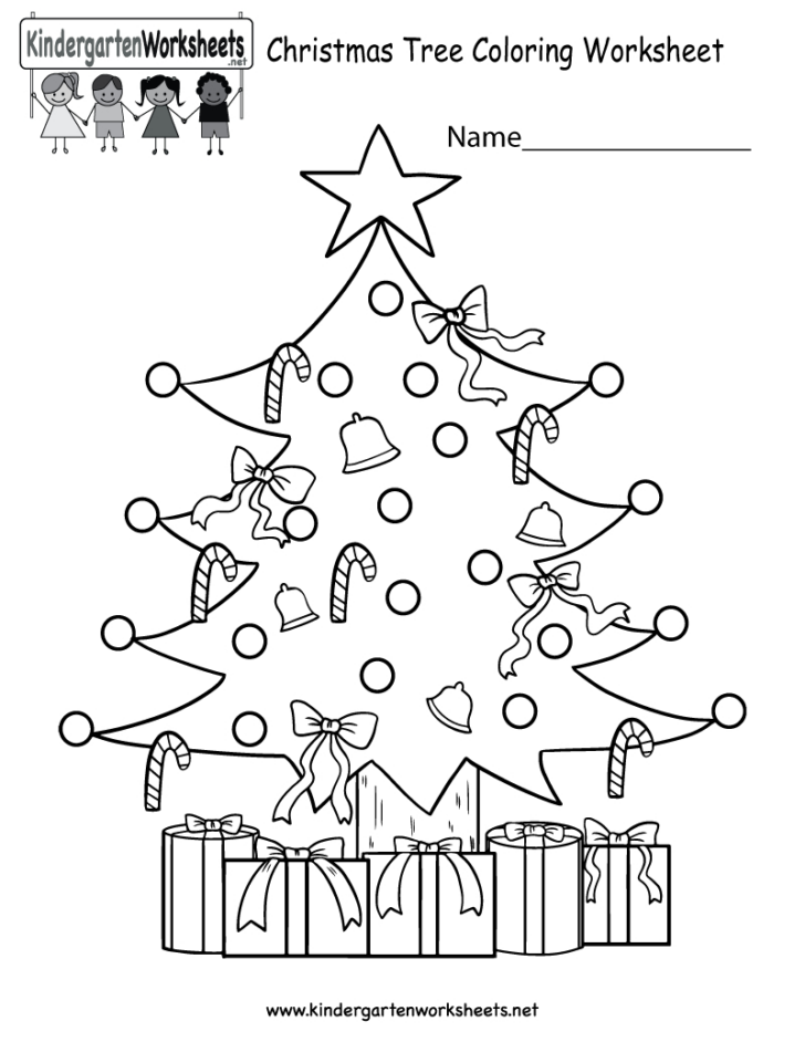 Christmas Tree Activity Sheet