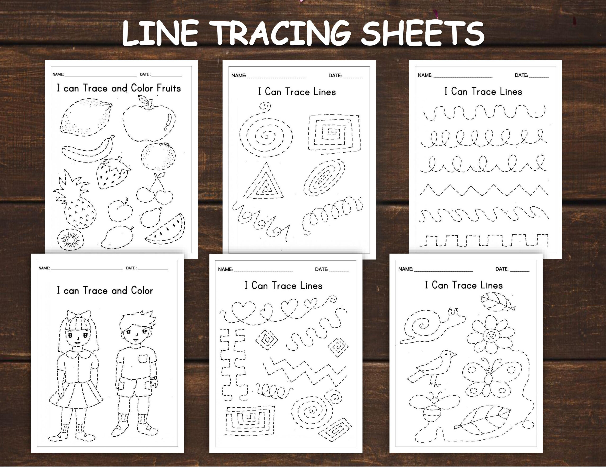 Line Tracing Worksheets For Kids , Preschool Printables, Preschool regarding Dltk Christmas Tracing Worksheets