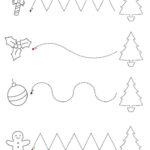 Pin Page In Christmas Tree Tracing Worksheet For Kids