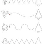 Pin Page Pertaining To Christmas Pre K Worksheets Tracing