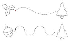 Pin Page throughout Christmas Tree Tracing Worksheet For Kindergarten