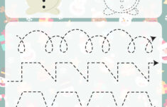 Printable Christmas Tracing Lines Pre-Writing Worksheet For Kids in Christmas Line Tracing Worksheets