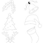 Printable Christmas Tracing Worksheet! Intended For Preschool Christmas Tracing Worksheets