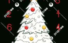 Trace The Number Tracing Number With Christmas Tree Educational with Christmas Number Tracing Worksheets Free Printable