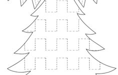 Weihnachtsübungen «Linien Nachspuren» Für Kinder Zum Ausdrucken with regard to Christmas Tree Worksheet Printable